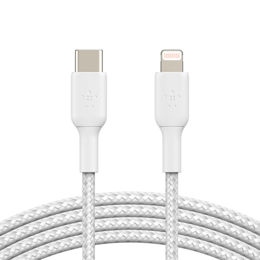 Belkin BoostCharge USB-C Cable to Lightning Connector (Braided)