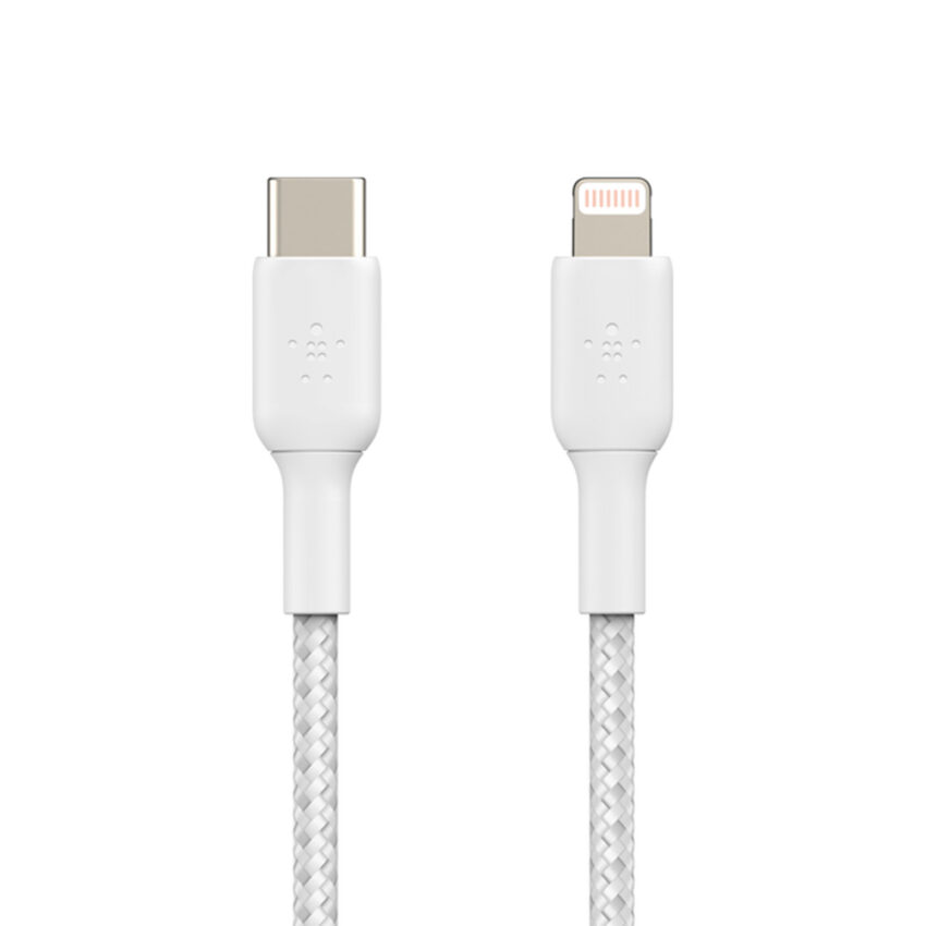 Belkin BoostCharge USB-C Cable to Lightning Connector (Braided)