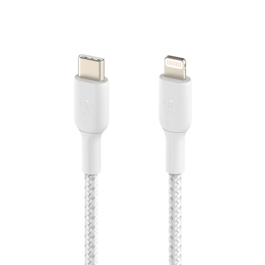 Belkin BoostCharge USB-C Cable to Lightning Connector (Braided)