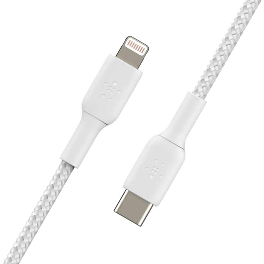 Belkin BoostCharge USB-C Cable to Lightning Connector (Braided)