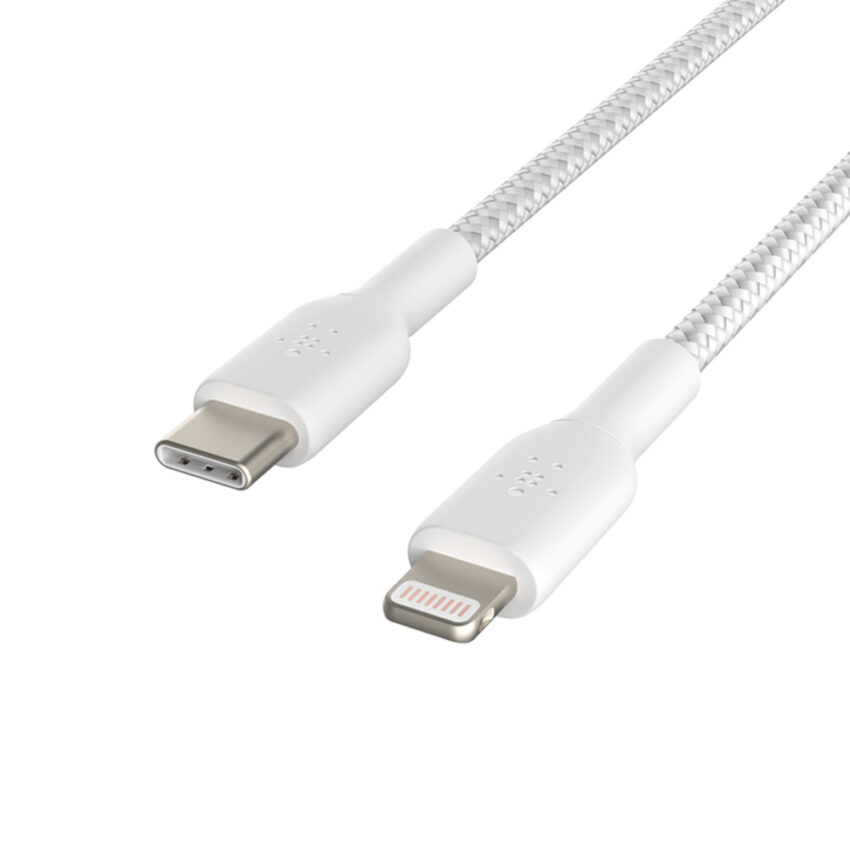 Belkin BoostCharge USB-C Cable to Lightning Connector (Braided)