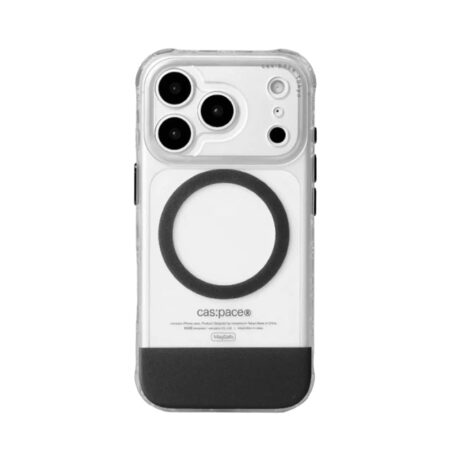 Cas:Pace Black Ring Case with MagSafe for iPhone 17 Pro