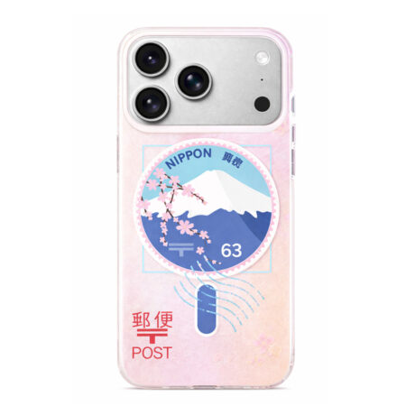 Cas:Pace Cherry Blossom Stamp Case with MagSafe for iPhone 17 Pro Max